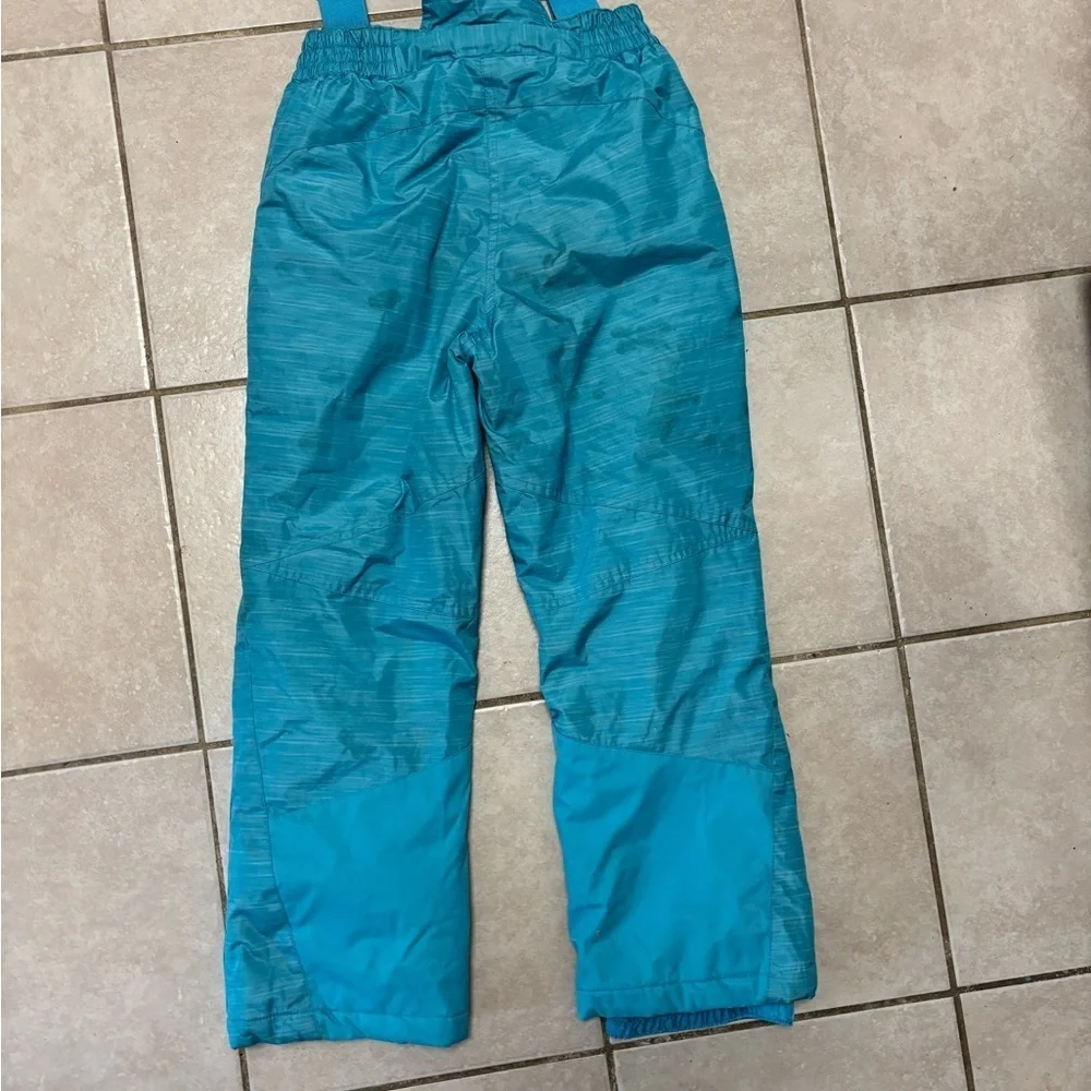 Weatherproof Kids Teal Overalls size M 10-12